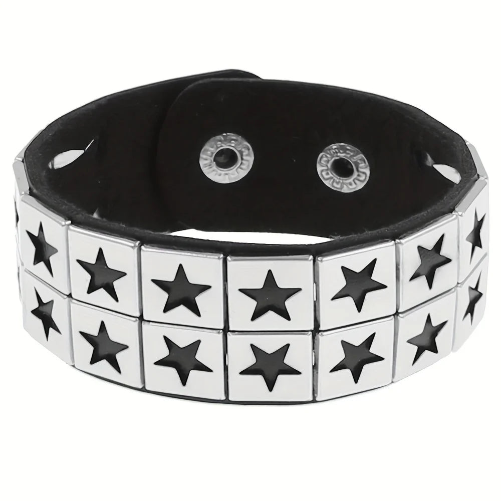 Fashion Gothic Punk Retro Multi Chain Street Dance Bracelet For Halloween Cosplay Christmas Party Birthday Lovers Gifts - Live Store 4U