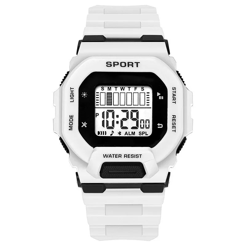 YIKAZE Men's Sports Watch Waterproof LED Digital Watches Student Outdoor Adventure Trend Multifunctional Electronic Watch Gift