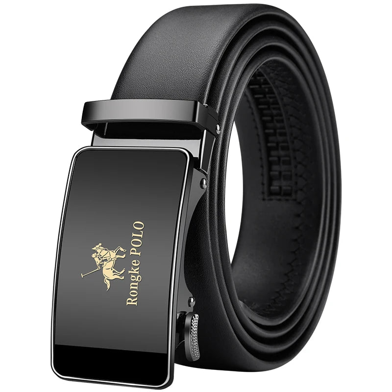OYIFAN Men Belt Genuine Leather belt for men Alloy buckle ratchet belts Men Designer Belt Automatic belts 벨트 - Live Store 4U