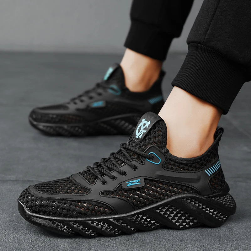 Fashion Men's Sneakers Lightweight Running Shoes 2025 Summer Mesh Brand Sneakers Breathable Casual Shoe Comfortable Men's Tennis