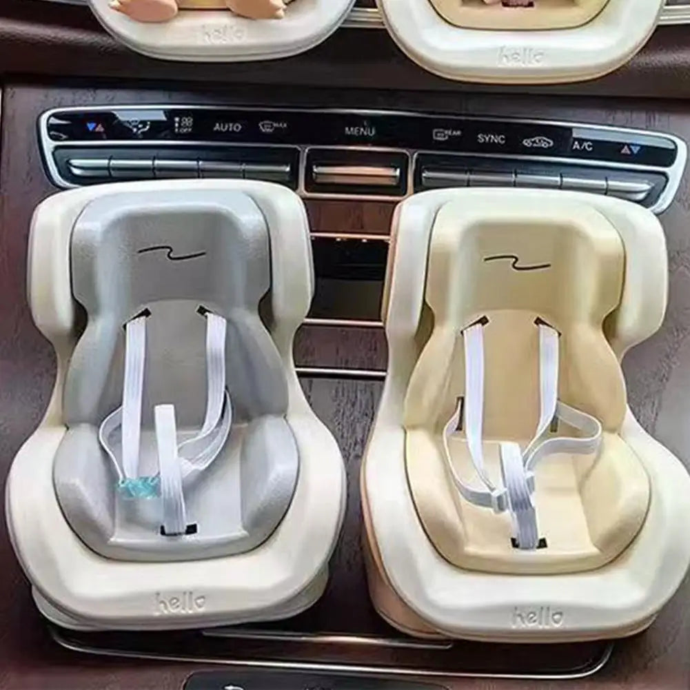 Doll Car Seat for 17cm Dolls Cute Fragrance Accessory car Air Vents Freshener Decor car Interior Blind Box Doll Accessory