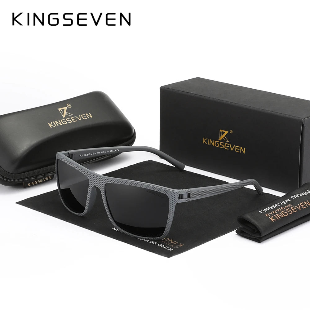 KINGSEVEN New Polarized Sunglasses Women Driving Classic Square Frame Sun Glasses sunglasses for Men Outdoor Travel 755