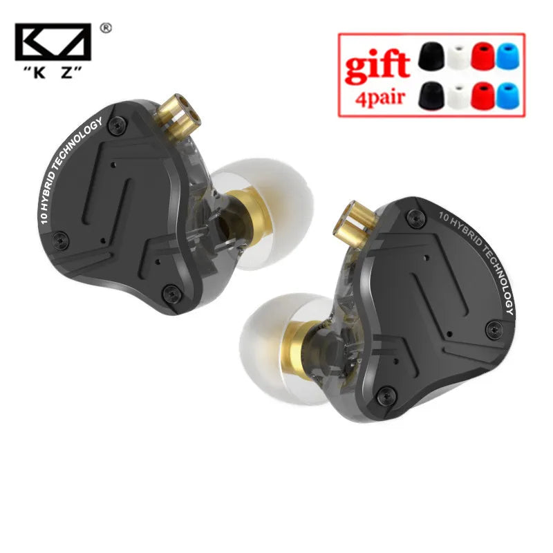 KZ ZS10 PRO X HIFI Bass Metal Hybrid In-ear Earphone Sport Noise Cancelling Headset Earbuds