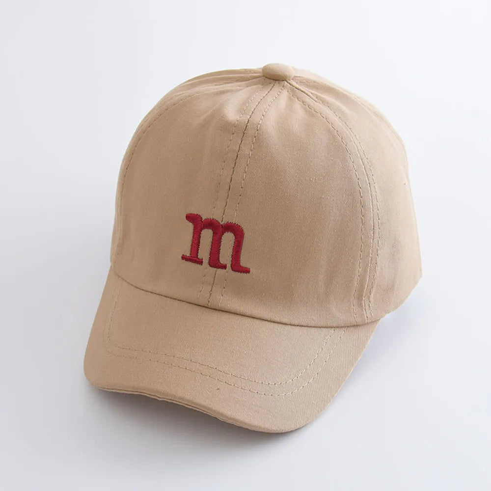 Children's Thin Visor Cap Handsome Letter Baseball Cap Outdoor Sun Hat