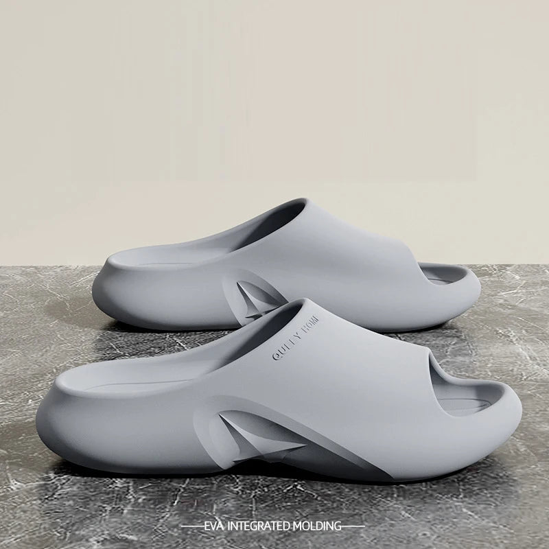 Comwarm Summer Classic Flip Flops Men Fashion Beach Sandals Antislip Indoor Bathroom Slippers Comfy Casual Sandals EVA Slippers