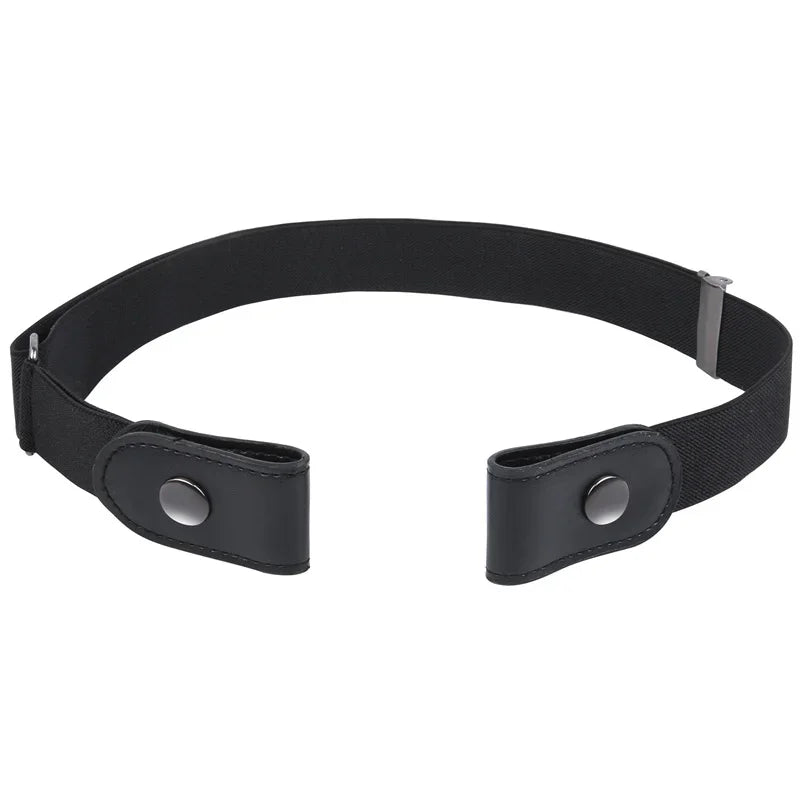 Buckle-Free Belt For Jean Pants,Dresses,No Buckle Stretch Elastic Waist Belt For Women/Men,No Bulge,No Hassle Waist Belt - Live Store 4U