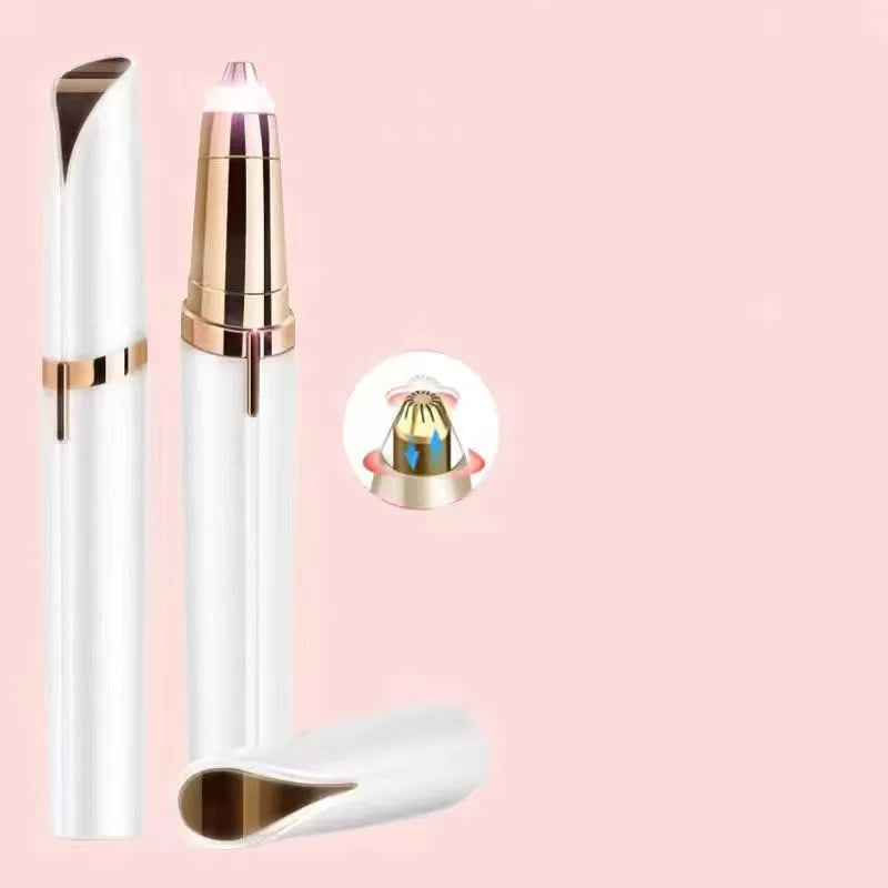 Eyebrow Trimmer for Women, Battery Eyebrow Hair Remover, Painless Electric Razor,Eye Brow and Face Epilator Hair Removal