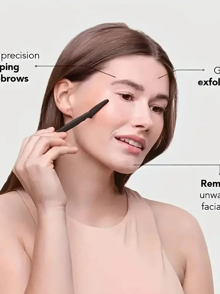 3/5Pcs Precision Eyebrow Razor & Dermaplaning Set for Men and Women - Easy, Gentle Shaping & Exfoliating