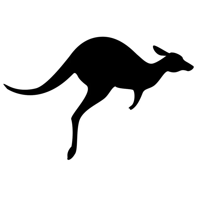 BLKUOPAR For Kangaroo Car Stickers Waterproof Fashionable Decals Personality Occlusion Scratch Motorcycle Surfboard Decor