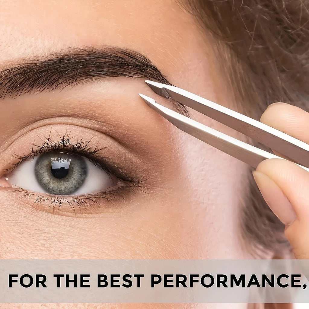 4Pcs Tweezers Set-Precision Eyebrow And Facial Hair Debris And Endogenous Hair Removal Suitable for Both Men And Wome