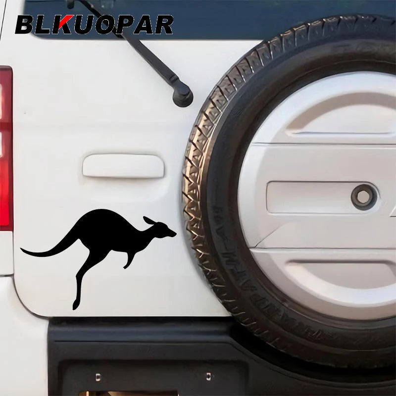 BLKUOPAR For Kangaroo Car Stickers Waterproof Fashionable Decals Personality Occlusion Scratch Motorcycle Surfboard Decor
