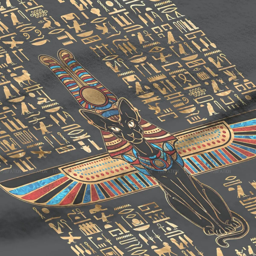 Classic Women Shirts Ancient Egypt Egyptian Korean StyleT-shirt Kawaii 100% Cotton Female Blusas