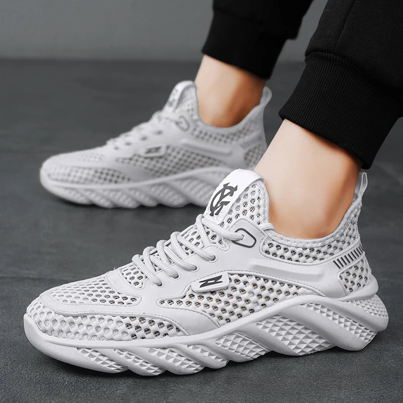 Fashion Men's Sneakers Lightweight Running Shoes 2025 Summer Mesh Brand Sneakers Breathable Casual Shoe Comfortable Men's Tennis