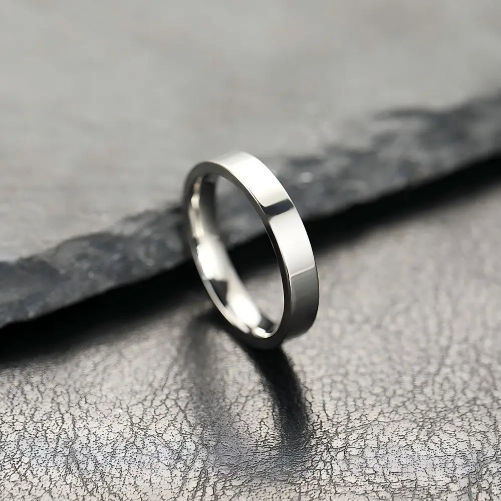 Fashion Charm Jewelry Ring for Men Women Stainless Steel Black Rings Wedding Engagement High Quality Matte Male Accessory - Live Store 4U