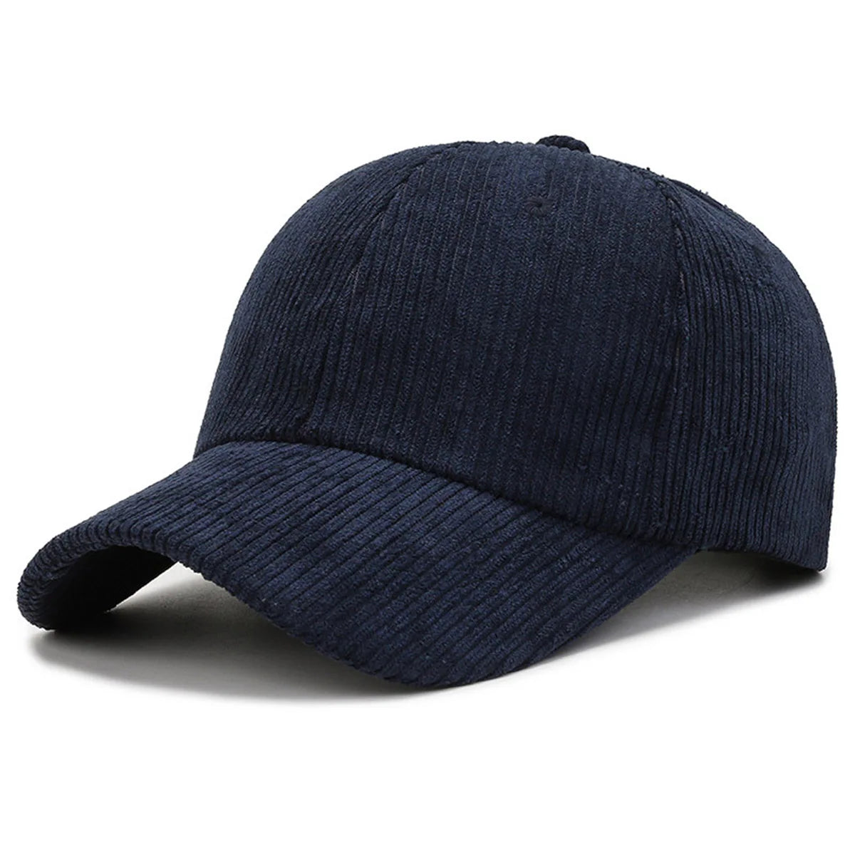 Fashion Suede Baseball Cap Men and Women Autumn and Winter Solid Retro Corduroy Hat Hip Hop Hat Unisex Street Adjustable Sun Hat