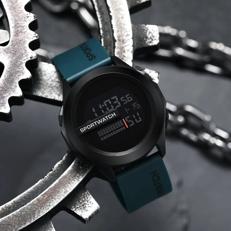 New Multifunctional Electronic Watch for Men Casual Simple Waterproof Sports Mens Watches Fashionable Wristwatch Accessories