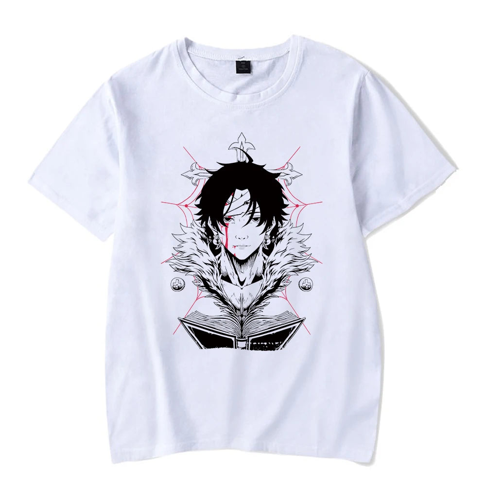 Japanese Anime Hunter X Hunter Print T-shirt Men Washed TShirt Hip Hop Streetwear TShirt Summer Harajuku Acid Cotton Tee Unisex - Live Store 4U