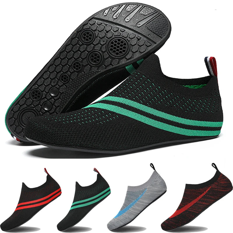 Quick Drying Water Shoes Non-Slip Creek Shoes Summer Aqua Beach Sandal Flat Shoe Seaside Slipper For Men Women Creek Shoe