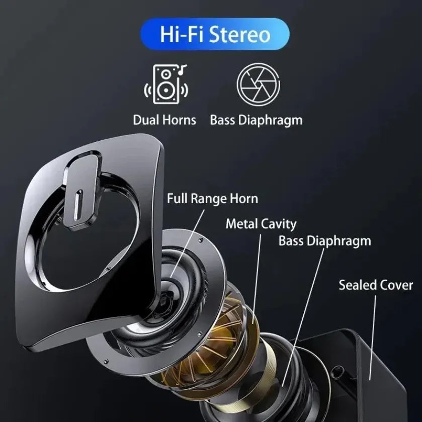 XIKCU Home Camping Computer Speakers PC Sound Box HIFI Stereo Microphone Wired Caixa De Som with LED Light For Desktop Computer