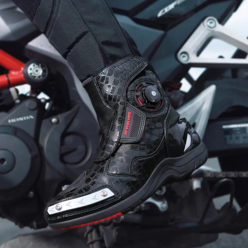 Motorcycle professional riding boots summer new anti-fall casual cycling shoes men's outdoor high-top cross-country racing boots