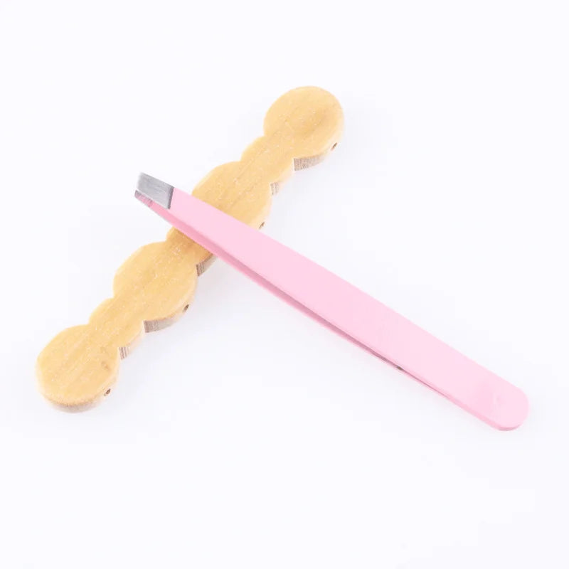Stainless Steel Eyebrow Tweezers - Precision Hair Removal And Shaping Tool for Women and Men -  Durable And Comfortable Grip