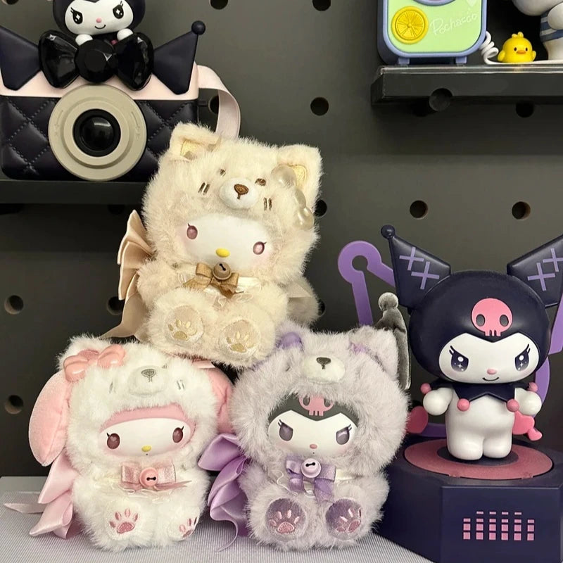 Fox Island Velvet Blind Box Cute Black Beautiful Melody Doll Cute Bag Pendant Exquisite Model Ornament Surprise Mystery Box Gift