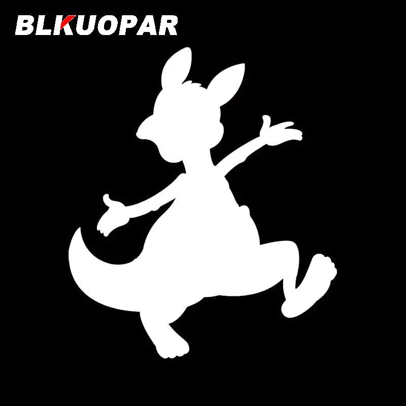 BLKUOPAR For Kangaroo Car Stickers Waterproof Fashionable Decals Personality Occlusion Scratch Motorcycle Surfboard Decor
