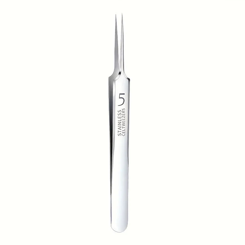 1/3pcs Extra Fine No. 5 Cellular Acne Blackhead Tweezers,Facial Beauty Remove Acne Needle Tools for Skin Care,Blackhead clip