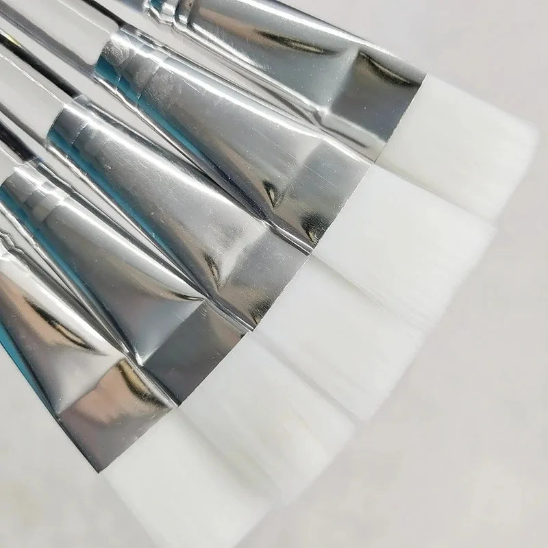 10pcs Facial Mask Brushes Transparent Crystal Rod Face Applicator Brush for Face Mask Application or DIY Mask  Makeup Tools