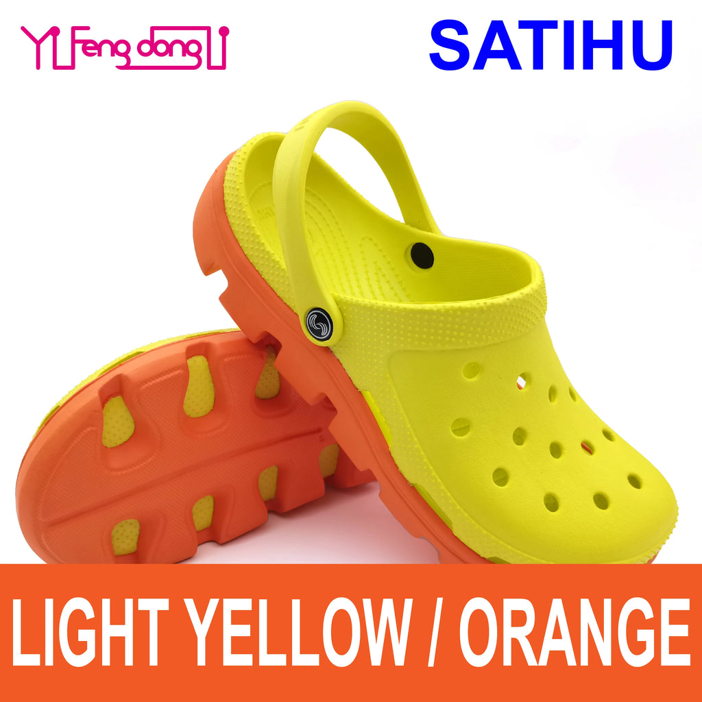 SATIHU Clogs Beach Sandals Casual Shoes Family Parent-child Male Female Lovers Friends Summer Stroll Antiskid Waterproof Fashion