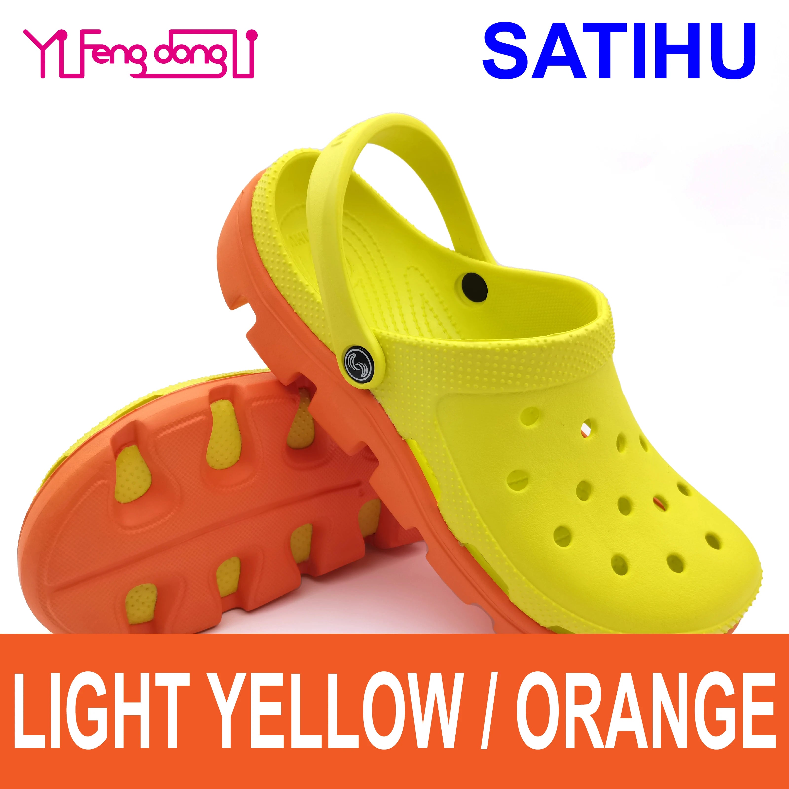 SATIHU Clogs Beach Sandals Casual Shoes Family Parent-child Male Female Lovers Friends Summer Stroll Antiskid Waterproof Fashion