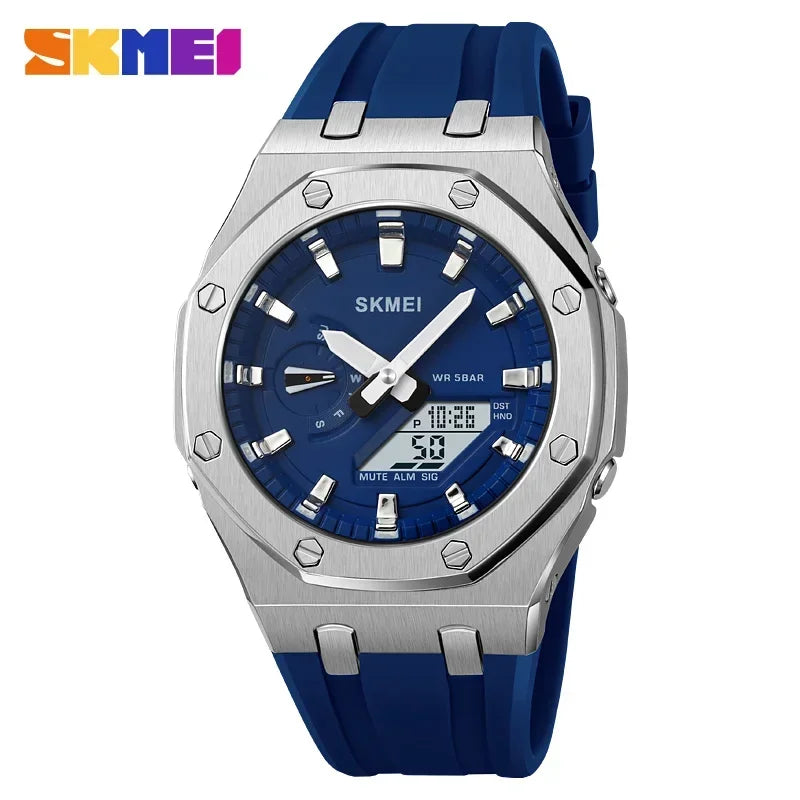 SKMEI 2243 Men's Watch Student Electronic Watch Multi functional Sports Waterproof Night Glow Electronic Watch