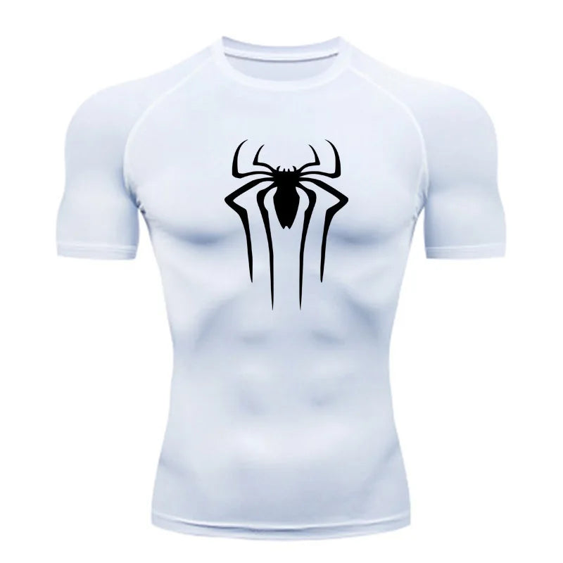 New Compression Shirt Men Fitness Gym Super Hero Sport Running T-Shirt Rashgard Tops Tee Quick Dry Short Sleeve T-Shirt For Men - Live Store 4U