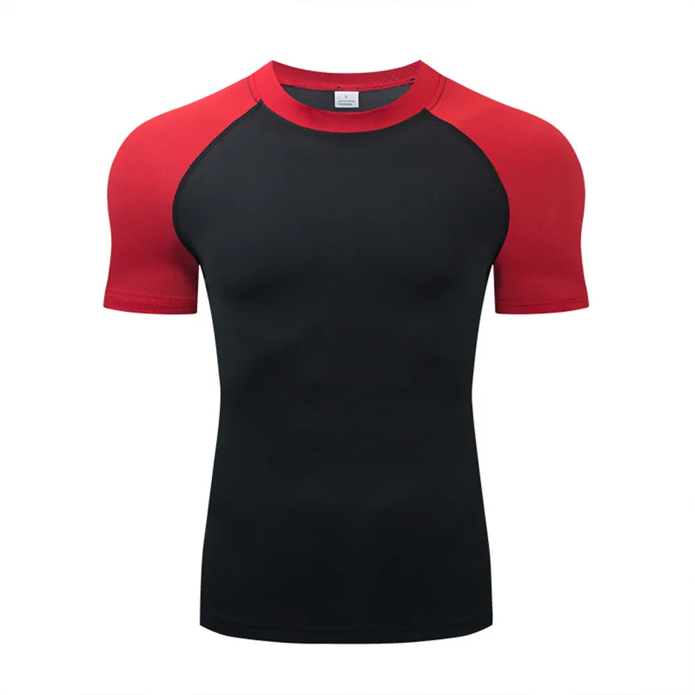 Men's T Shirt Outdoor Training Fitness Gym Jogging Running Sweatshirt Bat/-Man Compression Shirts Tight Elastic Breathable - Live Store 4U