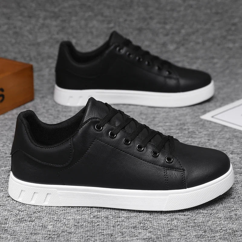 Casual Shoes Loafers British Leather Sneakers Flats Shoes Classic Men Leather Shoes Spring Summer New Trendy All-match Platform