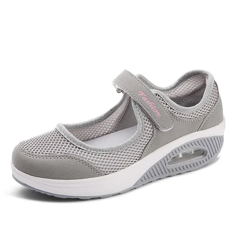 Casual Sneakers Summer Women Shoes Breathable Mesh Light Shoes for Women 2025 Trend Platform Sandals Black Zapatillas De Mujer