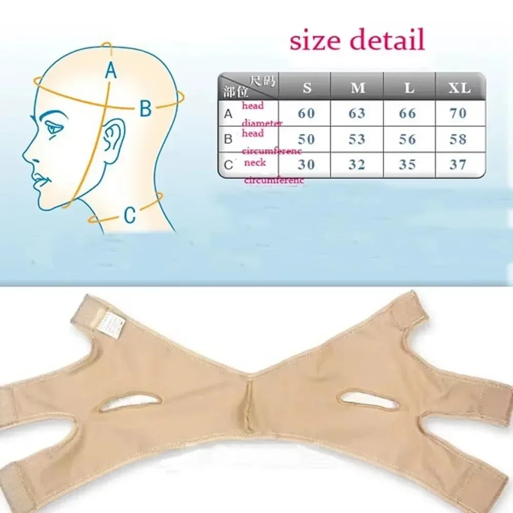 Face V Shaper Facial Slimming Bandage Relaxation Lift Up Belt Shape Lift Reduce Double Band Massage Chin Massage Care Tools