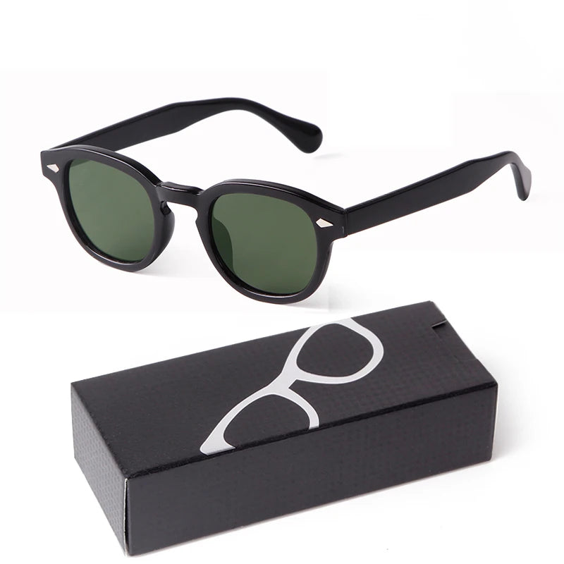 Fashion Gradient Blue Small Round Sunglasses for Women Men Brand Designer Vintage Tortoise Square Sun Glasses Lunettes De Soleil
