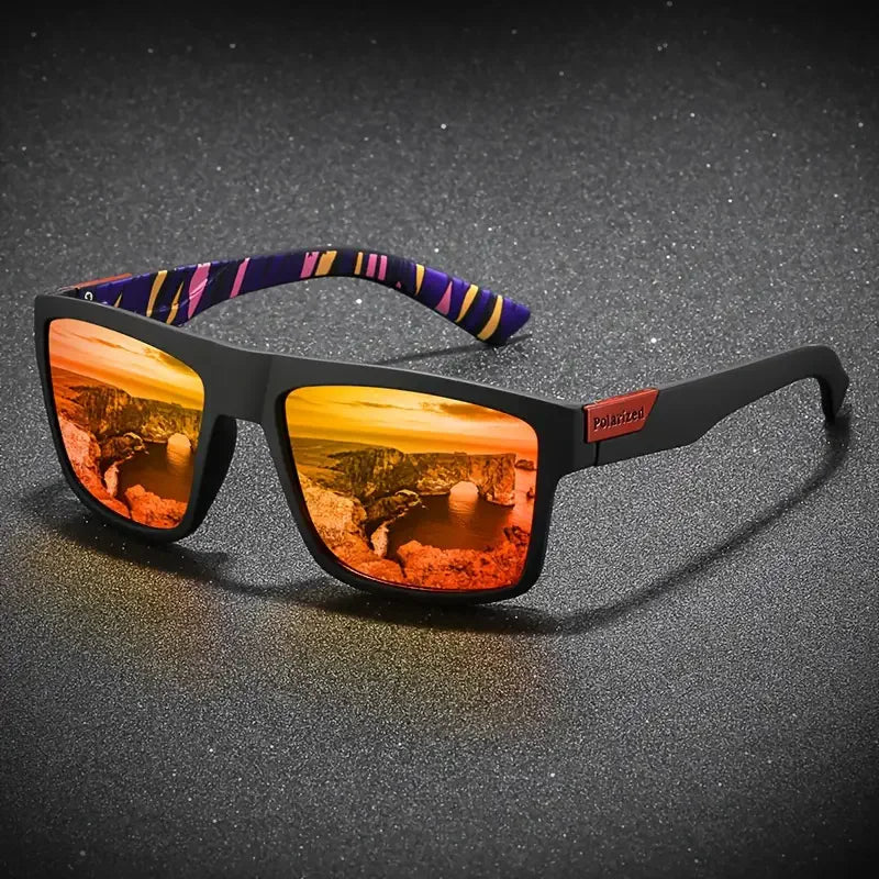 Men's Fashion Colorful Glasses Durable PC Frame Ideal for Travel And Street Photography