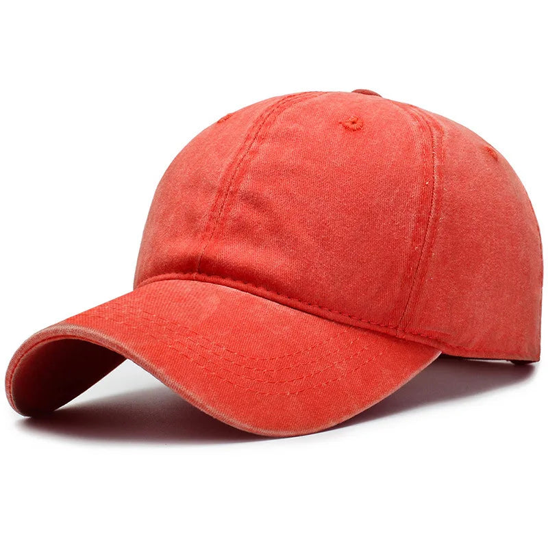 Bare Board Washed Baseball Cap Outdoor Naked Travel Sunshade Hat Women's Tide Hat