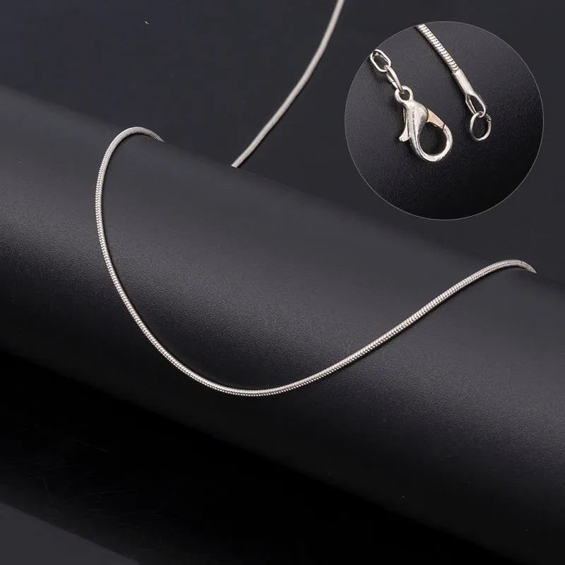 Vintage Gold Color Stainless Steel Snake Chain Necklace For Women Fashion Clavicle Chain Necklace Men Party Jewelry Accessories - Live Store 4U