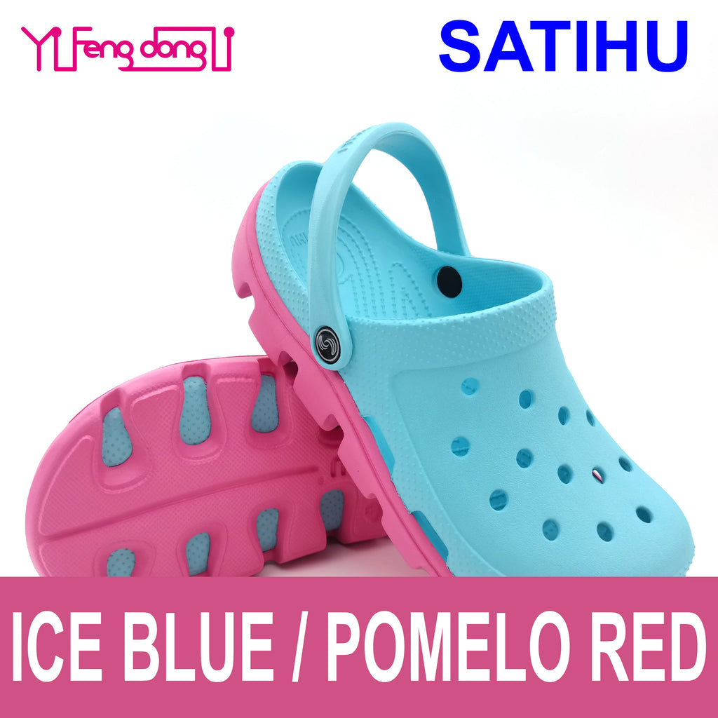 SATIHU Clogs Beach Sandals Casual Shoes Family Parent-child Male Female Lovers Friends Summer Stroll Antiskid Waterproof Fashion