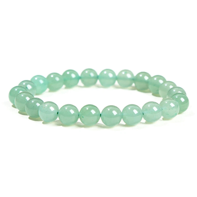 JD Natural Stone Beads Bracelet Amethyst Tiger Eye Crystal Quartz Agate Gem Beads Bangles Women Men Reiki Healling Jewelry Gift - Live Store 4U