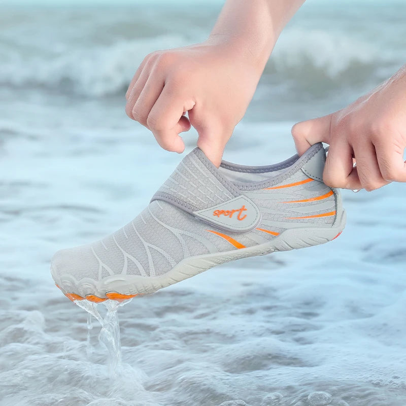 New Anti Slip Aqua Shoes Summer Outdoor Beach Quick Drying Shoes Breathable Creek Tracing Aqua Shoes Upstream Wading Footwear