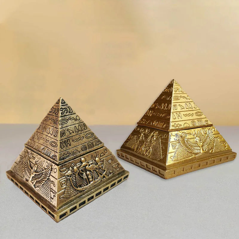 Ancient Egypt Pyramid Obelisk Statue,Isis God Figurines Egyptian Magic Marriage Goddess Resin Sculpture Crafts Home Decortion