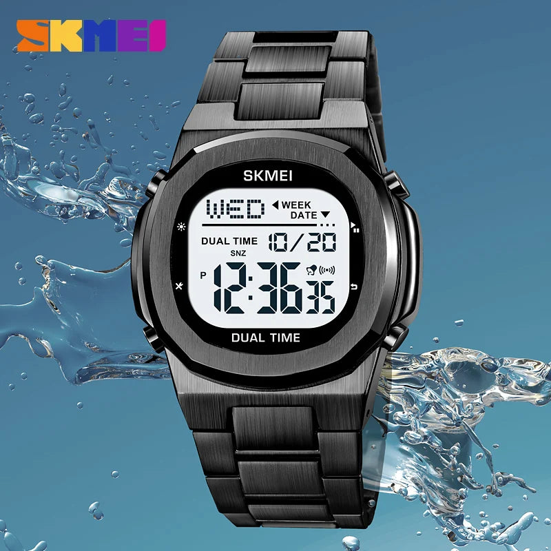 SKMEI 2004 Sports Digital Watch for Men Luxury Electronic Alarm Clock Calendar Waterproof Mens Wristwatches 2036 reloj hombre