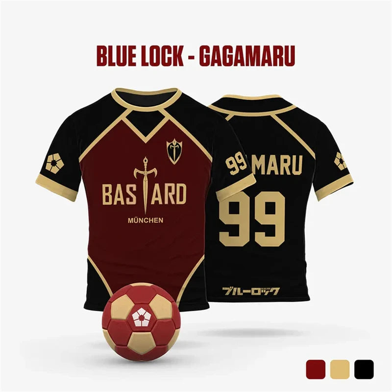 2025 Anime Blue Lock Yukimiya Jersey 3D Print Men Sport T Shirt Fashion Harajuku Manga Short Sleeve Children Unisex Tee Y2k Tops - Live Store 4U