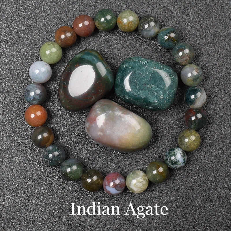 Natural Golden Obsidian Stone Beads Bracelet Men Women Golden Light Rainbow Obsidian Raw Stone Round Bead Natural Energy Jewelry - Live Store 4U