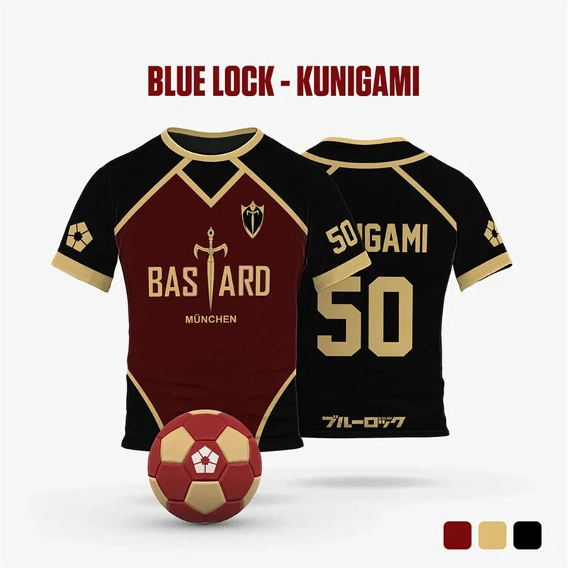 2025 Anime Blue Lock Yukimiya Jersey 3D Print Men Sport T Shirt Fashion Harajuku Manga Short Sleeve Children Unisex Tee Y2k Tops - Live Store 4U