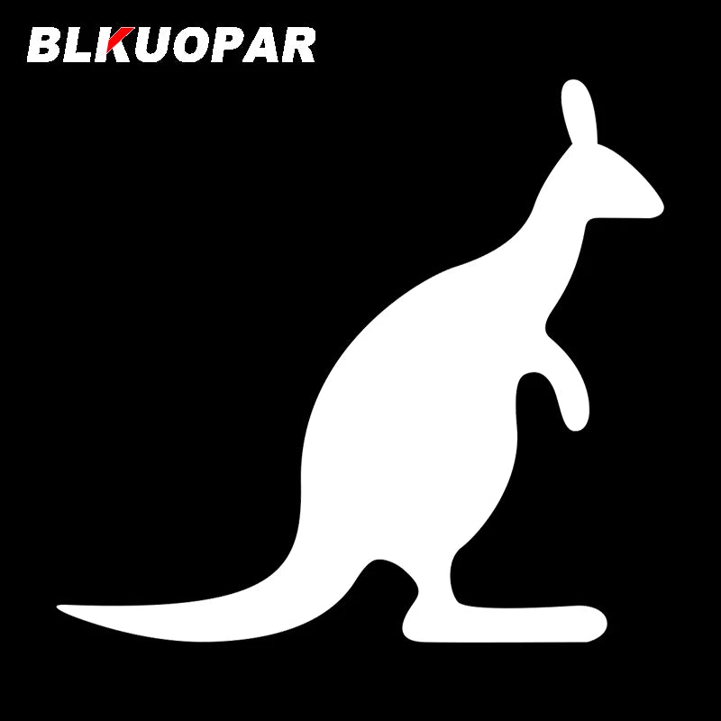 BLKUOPAR For Kangaroo Car Stickers Waterproof Fashionable Decals Personality Occlusion Scratch Motorcycle Surfboard Decor